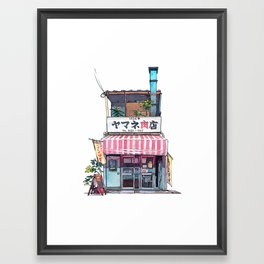 Tokyo storefront #01 Framed Art Print