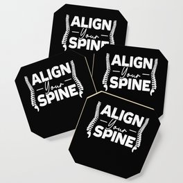 Align Your Spine Chiropractor Chiropractic Bone Coaster