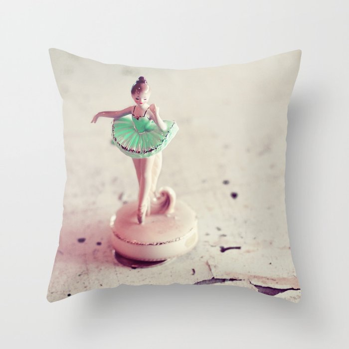 Ballerina throw pillow clearance