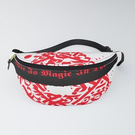 There Is Magic In The Air - Red Celtic Triangle Fanny Pack