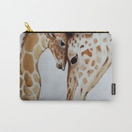 NATURE STILL LIFE QUIET PLACE GIRAFFE Carry-All Pouch | Construction, Urban, Countrylife, Expressive, Watercolor, Vintage, Architecture, Modern, Painting, Abstract 
