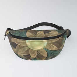 Shining Gems Blooming as Bronze and Copper Flowers Fanny Pack