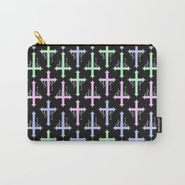Crosses with Beads Carry-All Pouch | Nu, Goth, Pastelgrunge, Pastelgoth, Crosses, Softgoth, Nugoth, Pattern, Pastel, Soft 