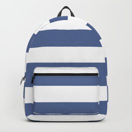 UCLA blue - solid color - white stripes pattern Backpack | Solidcolor, Colorful, Minimalist, Modern, Cute, Makeitcolorful, Colour, Uclablue, Beautiful, White 