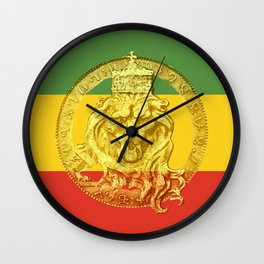 Conquering Lion of Judah Reggae Master Wall Clock | Dancehall, Jamaican, Graphicdesign, Lionofjudah, Kingofkings, Reggae, Rasta, Rocksteady, Jamaica, Rastafari 