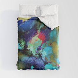 at that time Duvet Cover