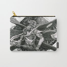 Vanquisher of Pride Arch-A-M Carry-All Pouch | Drawing, Galaxy, Traditional, Sword, Stars, Space, Razrielcg, Illustration, War, Feather 
