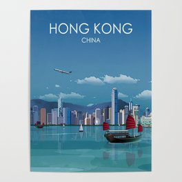 hong kong Poster