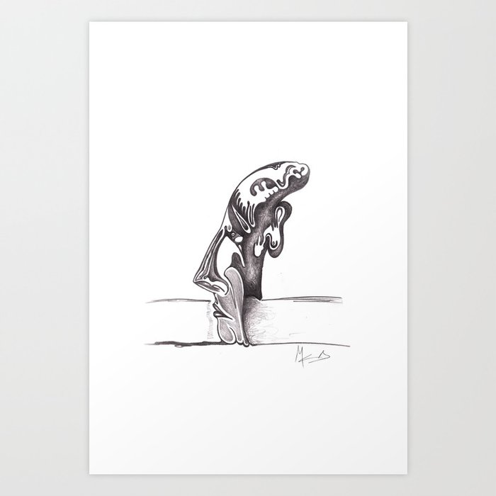 Surreal Ideas Drawing Art Print By Koliavasilis Society6