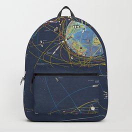 Vintage Diagram of our Solar System Backpack | Geography, Sagittarius, Orbit, Neptune, Astrology, Capricorn, Mercury, Map, Curated, Solarsystem 