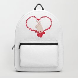 Heart of Hearts Backpack | Kstyle, Flower, Kpop, Heart, Ulzzang, K Pop, Korean, Asian, Flowers, Spring 