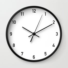 Numbers Clock Wall Clock