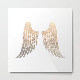 GOLD WINGS Metal Print | Angels, Love, Feathers, Wings, Photo, Wingtapestry, Pretty, Gold, Animal, Girlsroom 
