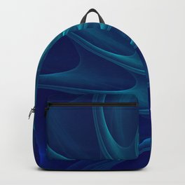 Aqua Blue Nautilus Sea Shell Backpack | Golden Spiral Ratio, Infinity Shade Macro, Bright Vivid Pattern, Sea Life Colorful, Water Marine Pearl, Closeup Close Up, Abstract Painting, Spiral Gold Swirl, Graphicdesign, Set Interior Design 