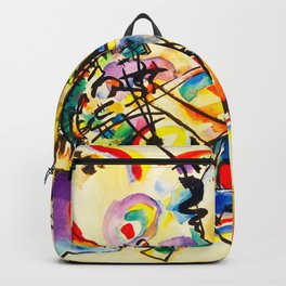 Kandinsky - untitled Backpack | Fineart, Bauhaus, Kandinsky, Bestseller, Contemporary, Modernartpaintings, Publicdomain, Wassilykandinsky, Unitedstates, Painting 