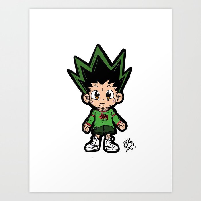 Wallpaper Hunter X Hunter Gon Art Print By Azzyy3 Society6 Free HD