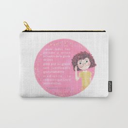 Romanos 3:23-24 Carry-All Pouch | Worship, Dios, Biblia, Drawing, Pastel, Digital, God, Oro, Citasbiblia, Colored Pencil 