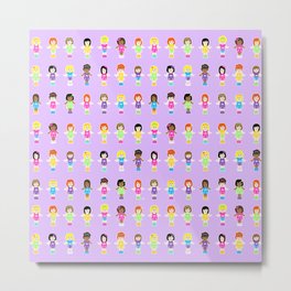 Polly Pocket Metal Print | Painting, Girl, Cute, Game, Dolls, Pop Art, Polly, Doll, Graphic Design, Friends 