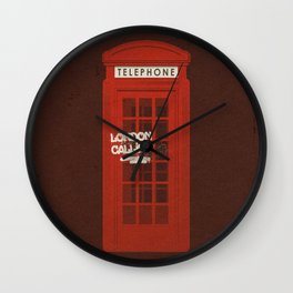 London calling Wall Clock | Music, Pop Art, Illustration, Vintage 