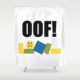 Oof Shower Curtains For Any Bathroom Decor Society6 - roblox bathroom