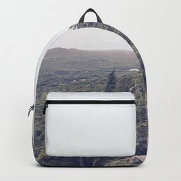 Midday Mountainside Backpack | Camden, Summertime, Ocean, Photo, Megunticook, Trees, Color, Coastline, Beauty, Mountain 