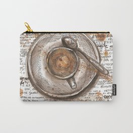 Coffee Longing Carry-All Pouch | Drawing, Expressocup, Expressocoffee, Jazz, Longing, Coffee, Portugal, Coffeeshop, Vintage, Expresso 