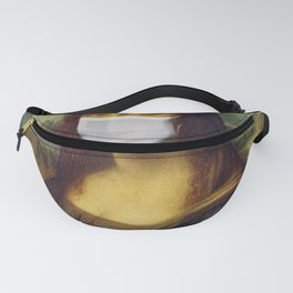 Mona Lisa with Respirator Mask Fanny Pack