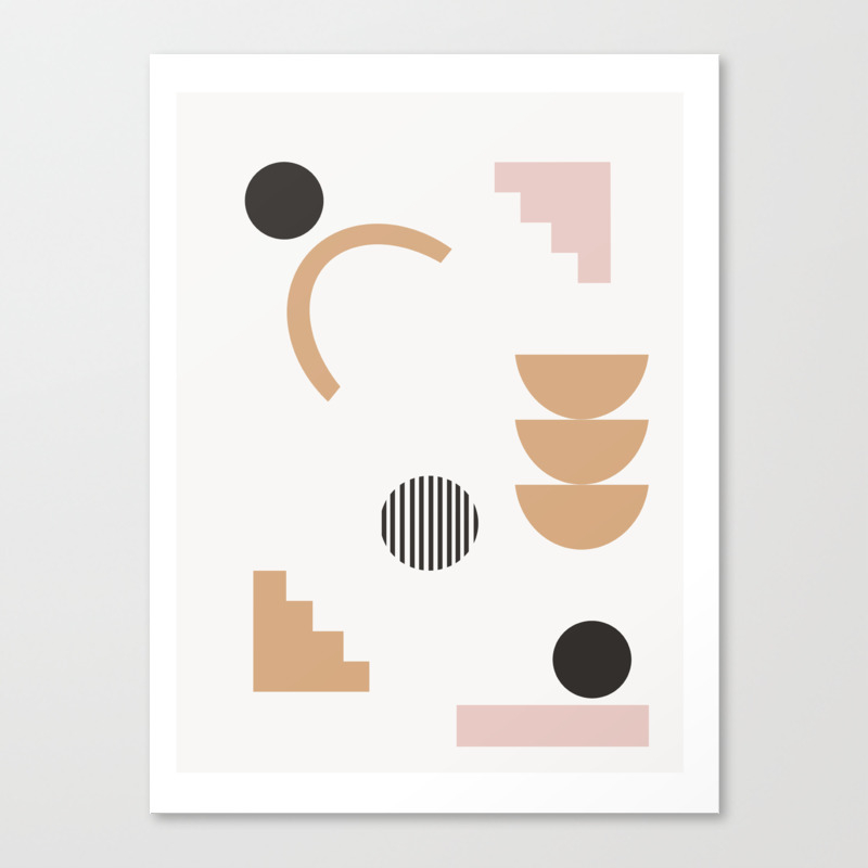 Eugenia Abstract Minimal Art Print Muted Art Earth Tones