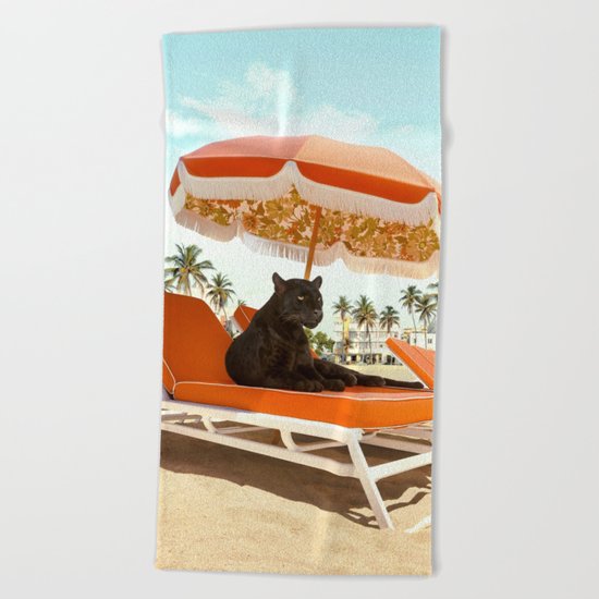 Miami Beach Beach Towel by paulfuentesphoto Society6