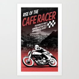 Rise of the Cafe Racer II Art Print