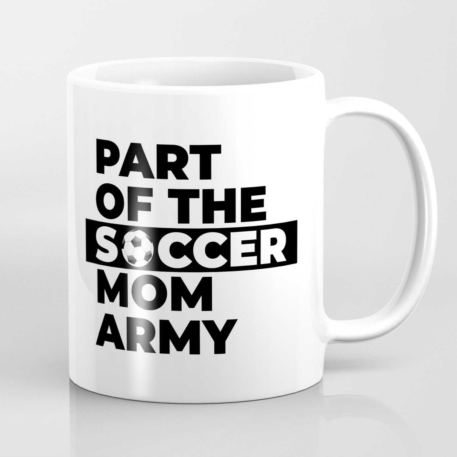 Funny Part of the soccer mom army gift idea Coffee Mug by Lunaco | Society6