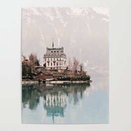 Reflections on Interlaken Lake Poster