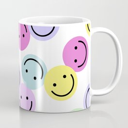 Bright neon smiley design  Coffee Mug | Kids, Japanese, Smileys, Illustration, Kawaii, Sticker, Graphicdesign, Fun, Pattern, School 