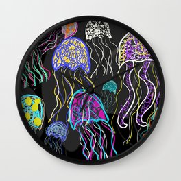 Oh, To be a Jellyfish! Wall Clock