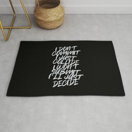 Social Debris | Rock and Roll fans gift Rug | Cooper, Lettering, Alice, Party, Music, Graphicdesign, Rockandroll, Rockquote, Stylish, Rocknroll 