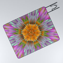 abstract gl flower Picnic Blanket