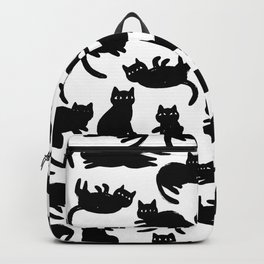 Black Cat Poses Backpack | Cats, Inkdrawing, Ink Pen, Blackcats, Kittycats, Kittens, Feline, Blackcat, Drawing, Cat 
