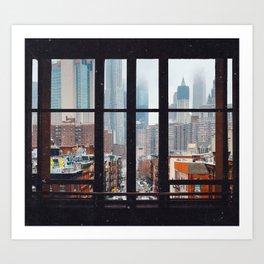New York City Window Kunstdrucke | Abstract, Window, Manhattan, Wanderlust, Brooklyn, Usa, Newyorkcity, Views, City, Collage 