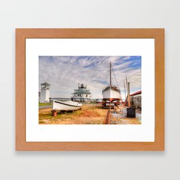 Chesapeake Bay Ship Building Framed Art Print