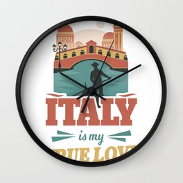 Italy Wall Clock | Italy, Sicily, Pasta, Turin, Pizza, Rome, Giftidea, Naples, Vacation, Southerneurope 