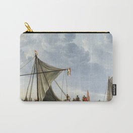 Aelbert Cuyp - The Passage Boat (1650) Carry-All Pouch | Baroque, Netherlands, View, Panorama, Fineart, Goldenage, Master, Aelbertcuyp, Landscape, Dutch 