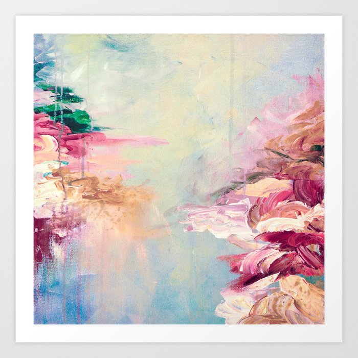 Winter Dreamland 1 Colorful Pastel Aqua Marsala Burgundy Cream