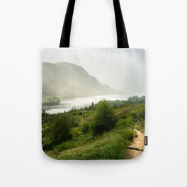 Scottish Highlands Landscape Panorama Tote Bag