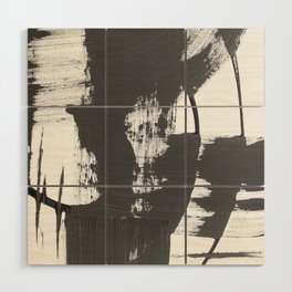 Black and white gallery wall art Wood Wall Art