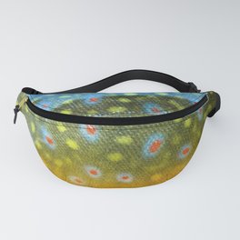 Brook Trout Skin Fly Fishing Fanny Pack