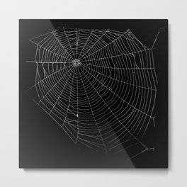 Spiders Web Metal Print | Punk, Spiral, Mesh, Halloween, Web, Goth, Goldenratio, Grunge, Pattern, Detailed 