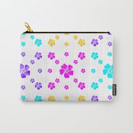 Colorful Periwinkles Pattern Carry-All Pouch | Garden, Flowers, Outdoors, Color, Creepingmyrtle, Colorful, Photo, Creepingvinca, Nature, Floral 