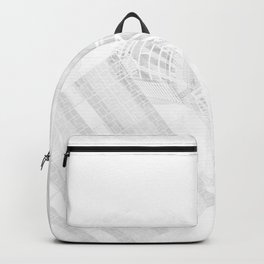 Explorer White and Grey Backpack | Concept, White, Explorer, Fantasy, Schematic, Vivid, Scapceship, Scifi, Space, Minimal 
