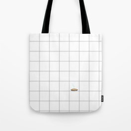Pie Cooling on the Windowpane Pattern Tote Bag