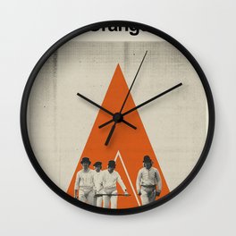 A Clock-work Orange Wall Clock | Musicgig, Funnywallart, Century, Oilpainting, Home, A, Gift, Gigposter, Graphicdesign, Movie 